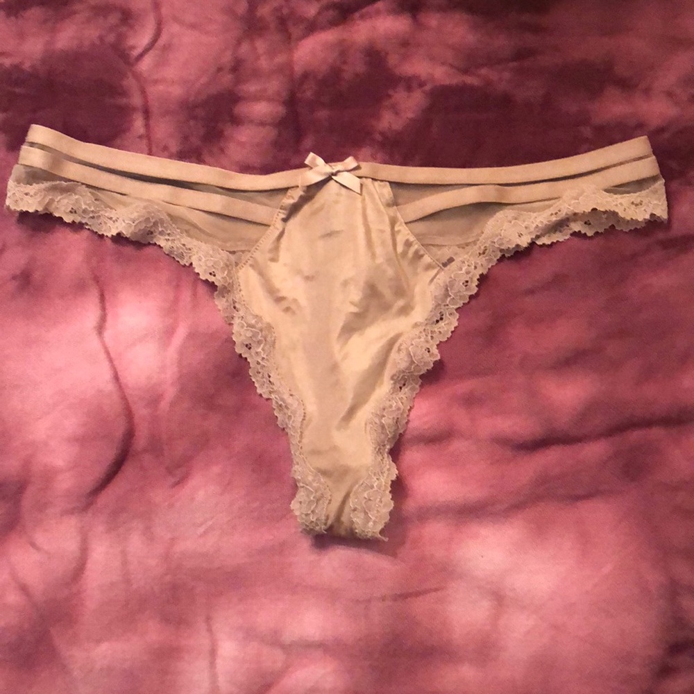 Victoria secret lace thong size medium